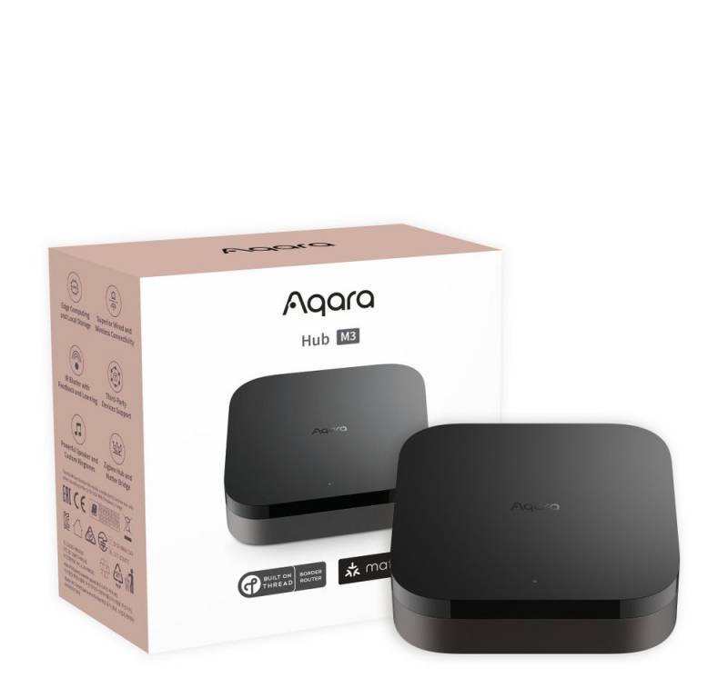 Aqara Gateway M3 Hub, Zigbee, Bluetooth, Wi-Fi, PoE, IR, Matter HUB (Smart Home Zentrale, Matter-Controller, Thread Border Router) von Aqara