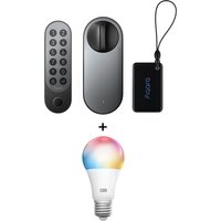 Aqara Smart Lock U200 Kit + gratis tink Basics White & Color E27 Bulb - Matter von Aqara