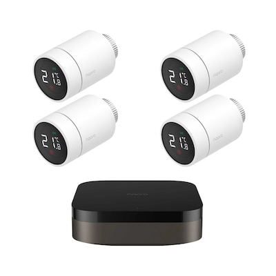 Aqara Starter Set Smarte Heizung • 4x Thermostat • Hub M3 von Aqara