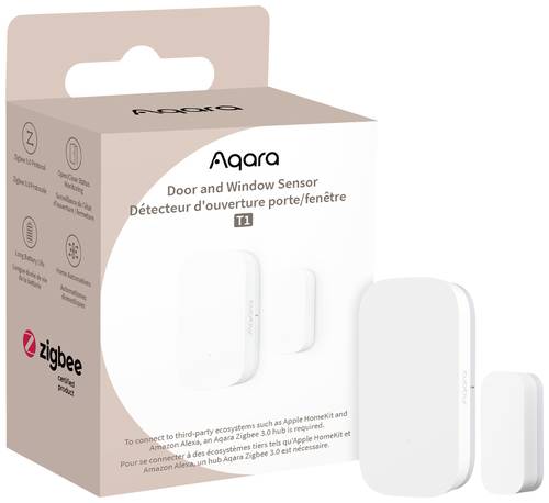 Aqara Tür-, Fensterkontakt DW-S03D Weiß Apple HomeKit von Aqara