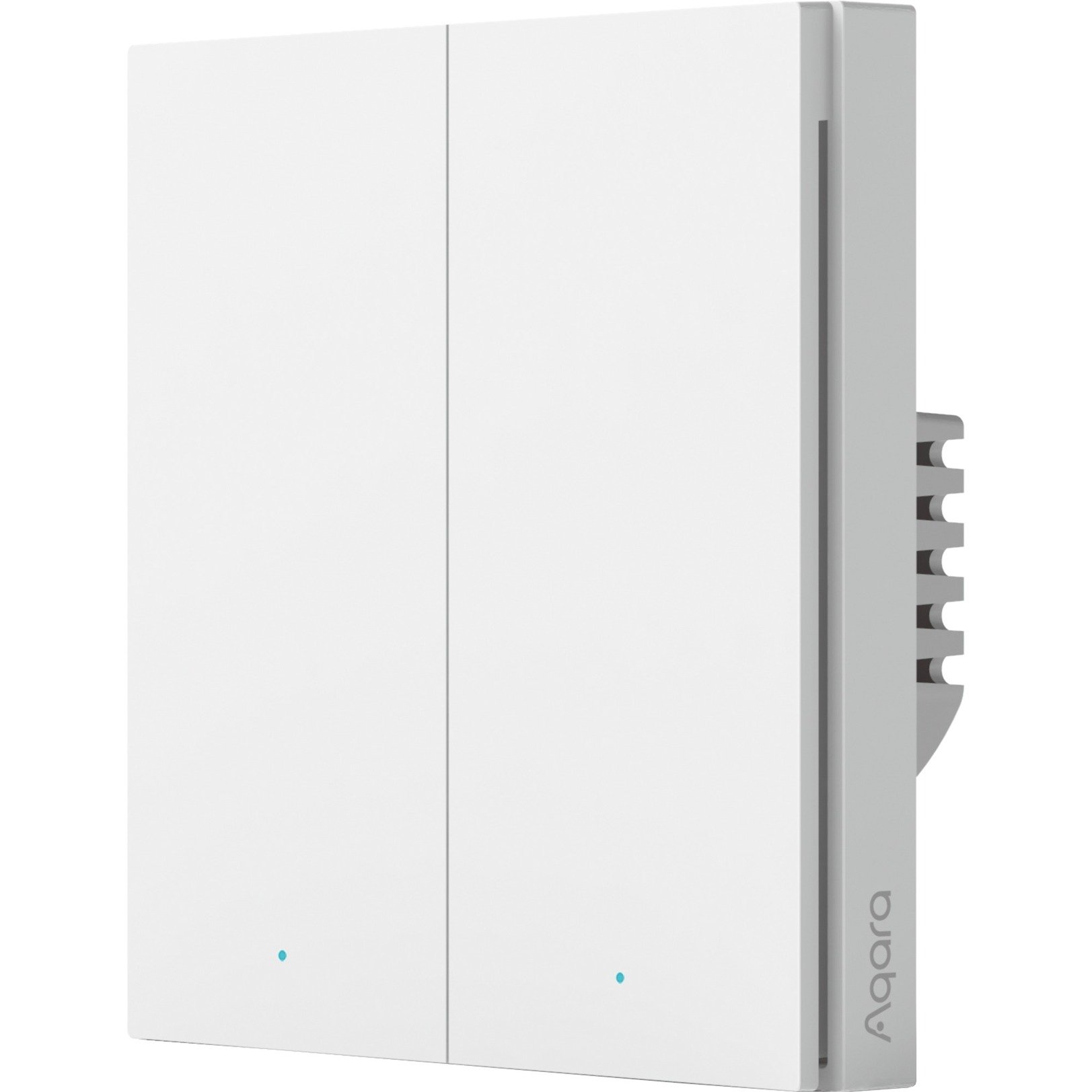 Smart Wall Switch H1 - zwei Wippen ohne Neutralleiter, Taster von Aqara