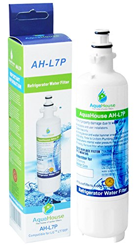 AquaHouse AH-L7P kompatibel Wasserfilter für LG Kühlschrank LG LT700P, ADQ36006101, ADQ36006102, 048231783705, Sears/Kenmore 9690, 46-9690 von AquaHouse