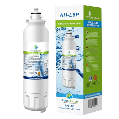 AquaHouse AH-L8P kompatibel Wasserfilter für LG Kühlschrank LG LT800P, LT800PC ADQ73613401, ADQ73613402, Kenmore Elite 46-9490 von AquaHouse