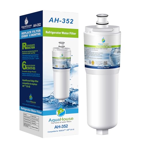 Aquahouse AH-352 kompatibel Wasserfilter für Bosch/Neff/Siemens Kühlschrank 3M CS-52, CS-452, CS-51, 640565, 5586605 Aquahouse AH-352 kompatibel Wasserfilter für Bosch/Neff/Siemens Kühlschrank 3M CS-52, CS-452, CS-51, 640565, 5586605 von AquaHouse