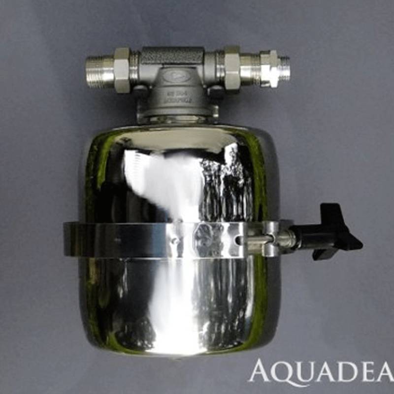 Aquadea® Dusch-Filter 12 Liter aus Edelstahl mit patentierter 2 Stufen Filterung von Aquadea