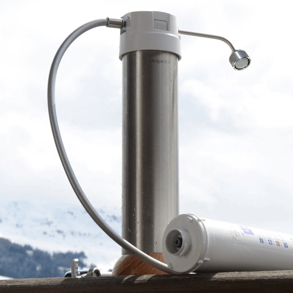 Auftischfilter Okato® Style | Schadstoff- und Keimfilterung bei Leitungswasser von Aquadea