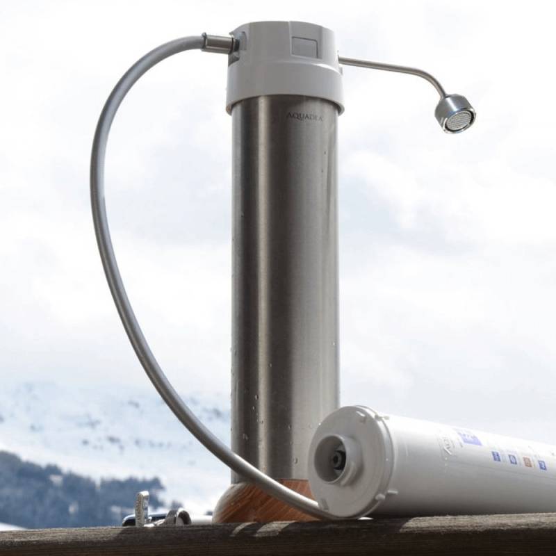 Auftischfilter Okato® Style | Schadstoff- und Keimfilterung bei Leitungswasser von Aquadea