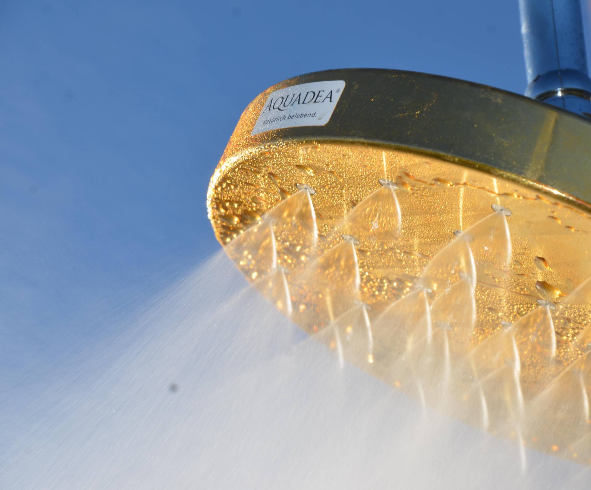 Gold-Titan & Rein-Silber Maxidusche | für glatte Haut & durchgehende Entspannung Gold-Titan & Rein-Silber Maxidusche | für glatte Haut & durchgehende Entspannung von Aquadea