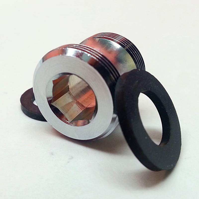 M20x1 x M22x1  | Adapter M20 AG x M22 AG Chrom | Blanco Mila HD, Feingewinde von Aquadea