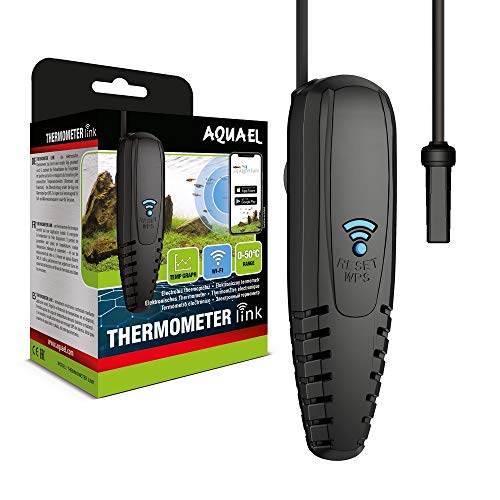 Aquael Thermometer Link Elektronisches Thermometer mit App-Steuerung, Schwarz Aquael Thermometer Link Elektronisches Thermometer mit App-Steuerung, Schwarz von Aquael