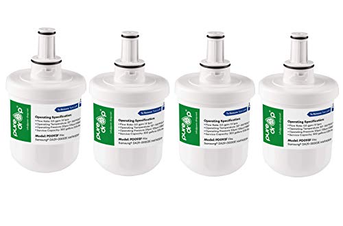 4 x al-093b Kühlschrank Wasser Filter kompatibel mit Samsung hafin1/EXP DA29–00003B DA29–00003 G DA61–00159 A-B von Aqualogis