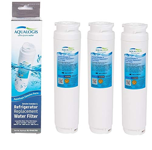 Aqualogis Kompatibel Wasserfilter für Kühlschrank mit Bosch, Siemens, Ultra Clarity 00740560/740560 / 644845, 9000194412, (3 Stück) von Aqualogis