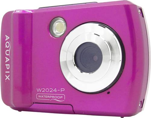 Aquapix W2024 Splash Pink Digitalkamera 16 Megapixel Pink Unterwasserkamera von Aquapix