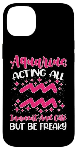 Sternzeichen Wassermann: Acting All Innocent And Cute But Be Freaky Hülle für iPhone 14 Plus Sternzeichen Wassermann: Acting All Innocent And Cute But Be Freaky Hülle für iPhone 14 Plus von Aquarius Zodiac Sign Designs For Women
