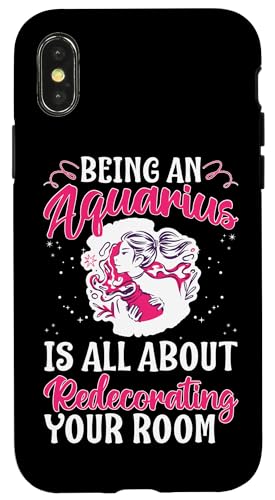 Sternzeichen Wassermann: Alles über die Umgestaltung Ihres Zimmers Hülle für iPhone X/XS Sternzeichen Wassermann: Alles über die Umgestaltung Ihres Zimmers Hülle für iPhone X/XS von Aquarius Zodiac Sign Designs For Women