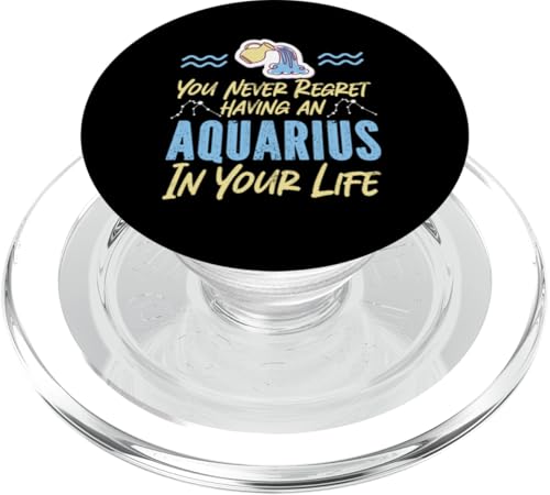Sternzeichen Wassermann: Bereue nie einen Wassermann im Leben zu haben PopSockets PopGrip für MagSafe Sternzeichen Wassermann: Bereue nie einen Wassermann im Leben zu haben PopSockets PopGrip für MagSafe von Aquarius Zodiac Sign Designs For Women