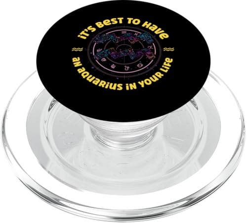 Sternzeichen Wassermann: Es ist am besten, einen Wassermann in Ihrem Leben zu haben PopSockets PopGrip für MagSafe Sternzeichen Wassermann: Es ist am besten, einen Wassermann in Ihrem Leben zu haben PopSockets PopGrip für MagSafe von Aquarius Zodiac Sign Designs For Women