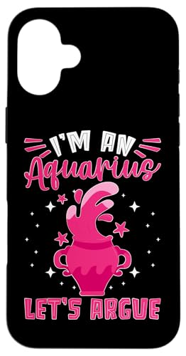 Sternzeichen Wassermann: Ich bin ein Wassermann, lasst uns streiten Hülle für iPhone 16 Plus Sternzeichen Wassermann: Ich bin ein Wassermann, lasst uns streiten Hülle für iPhone 16 Plus von Aquarius Zodiac Sign Designs For Women