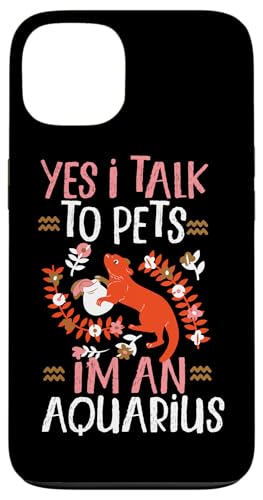 Sternzeichen Wassermann: Ja ich spreche mit Haustieren, ich bin ein Wassermann Hülle für iPhone 13 von Aquarius Zodiac Sign Designs For Women