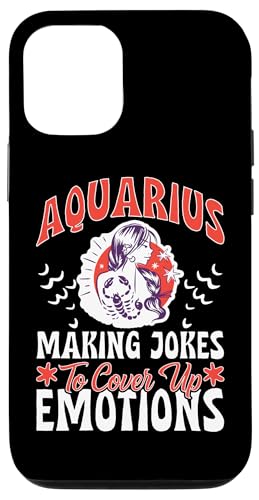 Sternzeichen Wassermann: Machen Sie Witze, um Emotionen zu vertuschen Hülle für iPhone 12/12 Pro Sternzeichen Wassermann: Machen Sie Witze, um Emotionen zu vertuschen Hülle für iPhone 12/12 Pro von Aquarius Zodiac Sign Designs For Women