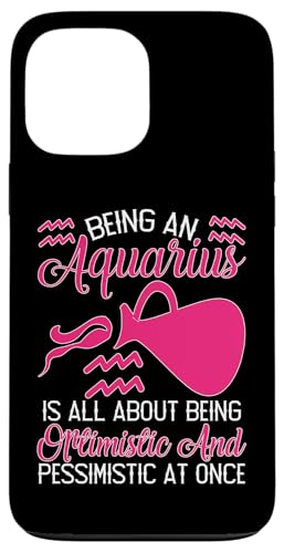 Sternzeichen Wassermann: Optimistisch und Pessimistisch auf einmal Hülle für iPhone 13 Pro Max Sternzeichen Wassermann: Optimistisch und Pessimistisch auf einmal Hülle für iPhone 13 Pro Max von Aquarius Zodiac Sign Designs For Women