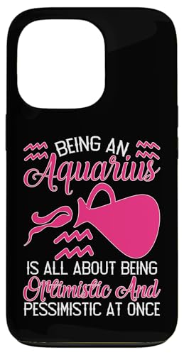 Sternzeichen Wassermann: Optimistisch und Pessimistisch auf einmal Hülle für iPhone 13 Pro Sternzeichen Wassermann: Optimistisch und Pessimistisch auf einmal Hülle für iPhone 13 Pro von Aquarius Zodiac Sign Designs For Women