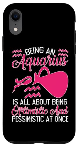 Sternzeichen Wassermann: Optimistisch und Pessimistisch auf einmal Hülle für iPhone XR Sternzeichen Wassermann: Optimistisch und Pessimistisch auf einmal Hülle für iPhone XR von Aquarius Zodiac Sign Designs For Women