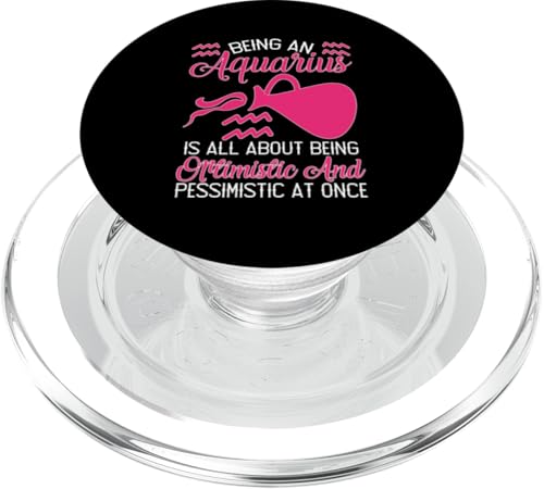 Sternzeichen Wassermann: Optimistisch und Pessimistisch auf einmal PopSockets PopGrip für MagSafe Sternzeichen Wassermann: Optimistisch und Pessimistisch auf einmal PopSockets PopGrip für MagSafe von Aquarius Zodiac Sign Designs For Women