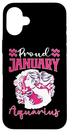 Sternzeichen Wassermann: Stolz Januar Wassermann Hülle für iPhone 16 Plus Sternzeichen Wassermann: Stolz Januar Wassermann Hülle für iPhone 16 Plus von Aquarius Zodiac Sign Designs For Women