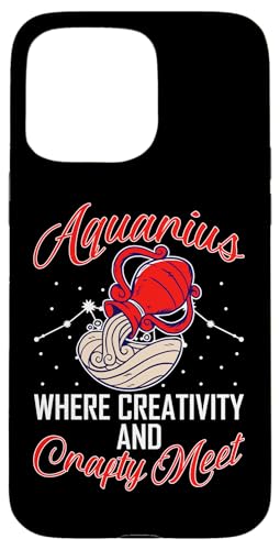 Sternzeichen Wassermann: Wo Kreativität und Handwerk treffen Hülle für iPhone 15 Pro Max Sternzeichen Wassermann: Wo Kreativität und Handwerk treffen Hülle für iPhone 15 Pro Max von Aquarius Zodiac Sign Designs For Women