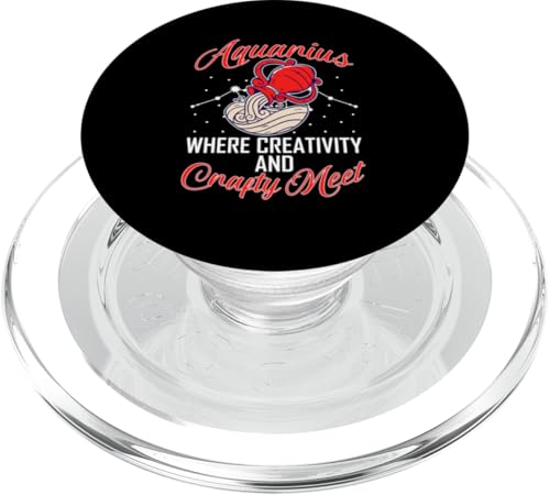 Sternzeichen Wassermann: Wo Kreativität und Handwerk treffen PopSockets PopGrip für MagSafe Sternzeichen Wassermann: Wo Kreativität und Handwerk treffen PopSockets PopGrip für MagSafe von Aquarius Zodiac Sign Designs For Women