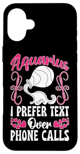 Wassermann Sternzeichen: Wassermann - I Prefer Text Over Phone Calls Hülle für iPhone 16 Plus Wassermann Sternzeichen: Wassermann - I Prefer Text Over Phone Calls Hülle für iPhone 16 Plus von Aquarius Zodiac Sign Designs For Women