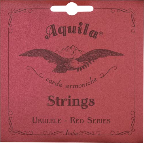 Aquila 83U Sopran-Ukulele (regular) Red Series,Key of C - GCEA von AQUILA CORDE ARMONICHE