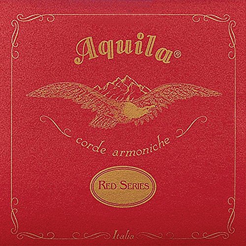 Aquila Red Series AQ-89 Saiten für Bariton-Ukulele, niedriges D, 1 Set mit 4 Stück von Aquila