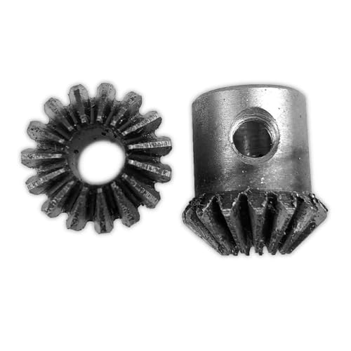Aqxypas 1 stück 1 Modul 15 Zähne 1M 15 T Kegelrad Mit Innenloch 5mm 6mm 7mm 8mm Metallgetriebe for Modellauto(6mm,6pcs 1M 15 Teeth) von Aqxypas