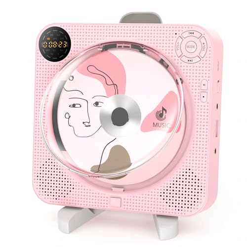 Arafuna Tragbarer CD-Player, Bluetooth CD-Player für zu Hause mit Lautsprechern, LCD-Display und Fernbedienung, Aupports FM Radio/AUX IN/USB/Kopfhörerbuchse Arafuna Tragbarer CD-Player, Bluetooth CD-Player für zu Hause mit Lautsprechern, LCD-Display und Fernbedienung, Aupports FM Radio/AUX IN/USB/Kopfhörerbuchse von Arafuna