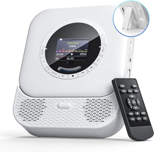 Arafuna Tragbarer CD-Player mit Bluetooth-Empfänger und Sender, tragbarer CD-Player mit HiFi-Lautsprechern, persönlicher CD-Player mit integriertem LED-Display, Radio-CD-Player unterstützt FM-Radio Arafuna Tragbarer CD-Player mit Bluetooth-Empfänger und Sender, tragbarer CD-Player mit HiFi-Lautsprechern, persönlicher CD-Player mit integriertem LED-Display, Radio-CD-Player unterstützt FM-Radio von Arafuna