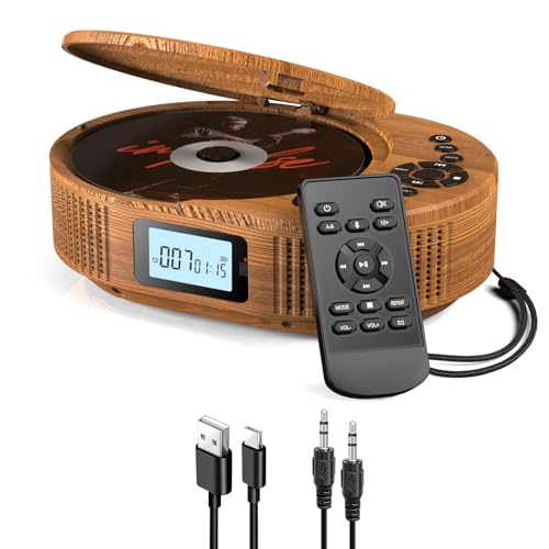 CD Player tragbar Kinder klein mit Bluetooth discman Kinder Lautsprecher Radio Boombox-CD-Player für Auto/Zuhause mit Fernbedienung, UKW-Radio, unterstützt AUX/USB CD Player tragbar Kinder klein mit Bluetooth discman Kinder Lautsprecher Radio Boombox-CD-Player für Auto/Zuhause mit Fernbedienung, UKW-Radio, unterstützt AUX/USB von Arafuna