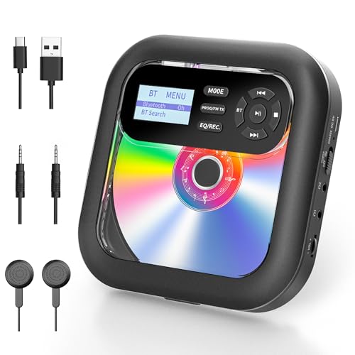ARAFUNA CD Player Bluetooth – Tragbarer CD-Player mit Lautsprecher, integrierter Akku für den Außenbereich geeignet, unterstützt Bluetooth und TF-Karte, 7 Wiedergabemodi, Mehreren Verbindungsmethoden ARAFUNA CD Player Bluetooth – Tragbarer CD-Player mit Lautsprecher, integrierter Akku für den Außenbereich geeignet, unterstützt Bluetooth und TF-Karte, 7 Wiedergabemodi, Mehreren Verbindungsmethoden von Arafuna