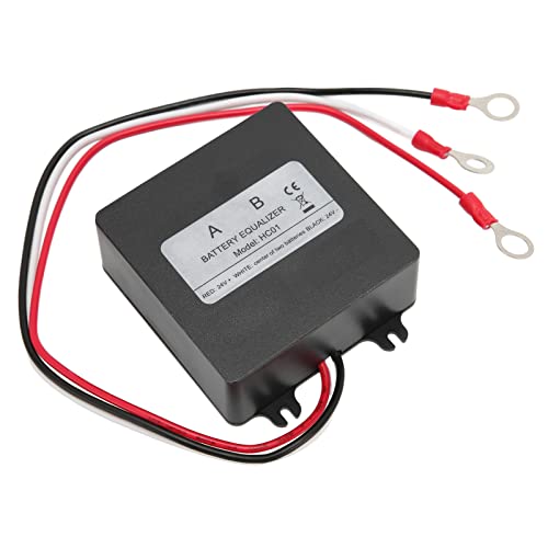 12 V 24 V Battery Equalizer Effizienter Solarsystem Balancer für 2x12V, Breiter Anwendungsbereich für Solarenergie, Automobilindustrie, ABS -Material von Aramox