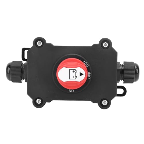 12-Volt-Ein/Aus-Schalter, Inline-Stromschalter IP67 Wasserdicht DC12 bis 32 Volt, geeignet für beide Seiten der Ein- und Ausstiegskabel der meisten Fahrzeuge (100A) von Aramox