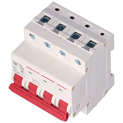 16A Mini Air Switch Magnetic Circuit Breaker DIN RAIL MOUND PC Cover Secure Circuit Views Fenster Bistable Verriegelungsklemme Level 4p für die Beleuchtungsstromverteilung und Zur Verteilung der (25A) 16A Mini Air Switch Magnetic Circuit Breaker DIN RAIL MOUND PC Cover Secure Circuit Views Fenster Bistable Verriegelungsklemme Level 4p für die Beleuchtungsstromverteilung und Zur Verteilung der (25A) von Aramox