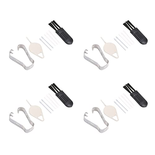 20 Ersatzminen, ABS-Tablet-Stiftspitzen, Touch-Stylus-Stift, Ersatznachfüllung, Stylus-Spitzen-Zubehör, Passend für S7 FE 12,4 Zoll (Weiß grau) von Aramox