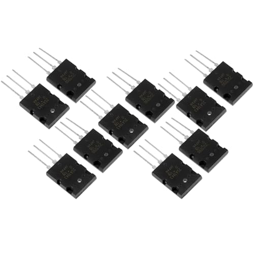 2SA1943, 2SC5200, Black Power Amplifier Transistor, 5 Paar, 10 Prozent, für Audioschaltungen, eine Breite Anwendung, Bequemer Austausch von Aramox