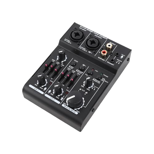 3-Kanal Live Sound Card Audio Mixer DJ Controller-Konsole mit Dynamischer Vielseitigkeit für DJs, Unberührte Audio-Klarheit, Intuitiver Kontrolle und Einfach zu Bedienung für Live-Streaming-PC 3-Kanal Live Sound Card Audio Mixer DJ Controller-Konsole mit Dynamischer Vielseitigkeit für DJs, Unberührte Audio-Klarheit, Intuitiver Kontrolle und Einfach zu Bedienung für Live-Streaming-PC von Aramox