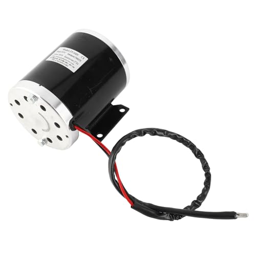 500W DC 24V Elektrische Bürstenmotor mit Klammer, Gutem Glanz und Einfachem Design, Langes Dienerleben, für Elektrisches Scooterbike von Aramox