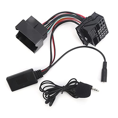 Aramox 12Pin Auto AUX Bluetooth Audio Adapter Multimedia Audio Kabel Mikrofon Freisprechadapter 59,1 Zoll Kabel Fit für CD30 CDC40 CD70 von Aramox