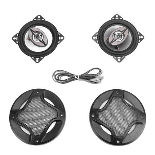 Aramox 4in Dual Magnet Car Stereo -Lautsprecher Koaxial Composite Design für Verbesserte Bassleistung, Personalisiertes Hörerlebnis, Kompaktes Design von Aramox