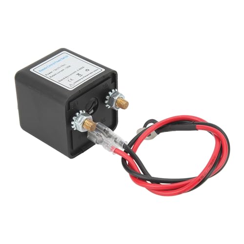 Aramox Autobatterie-Trennschalter, Autobatterie-Trennschalter, Stromunterbrechungs-Kill-Schalter mit Fernbedienung, Kupferanschluss für Automobile (12V120A) von Aramox