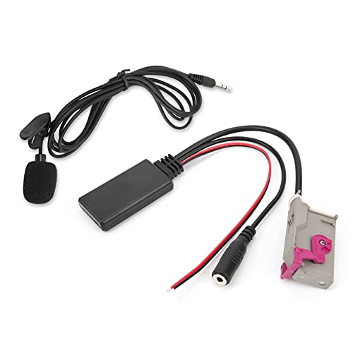 Aramox Bluetooth-AUX-Adapter, Bluetooth 5.0 AUX Kabel Adapter mit Mikrofon Ersatz für RNS-E Headunit von Aramox